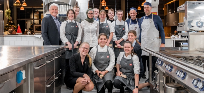 jonge chefs Drenthe college serveren zoutbewust diner